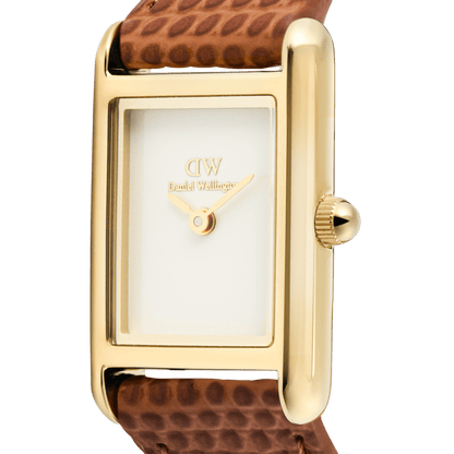Bound Mini Light Brown Lizard Gold