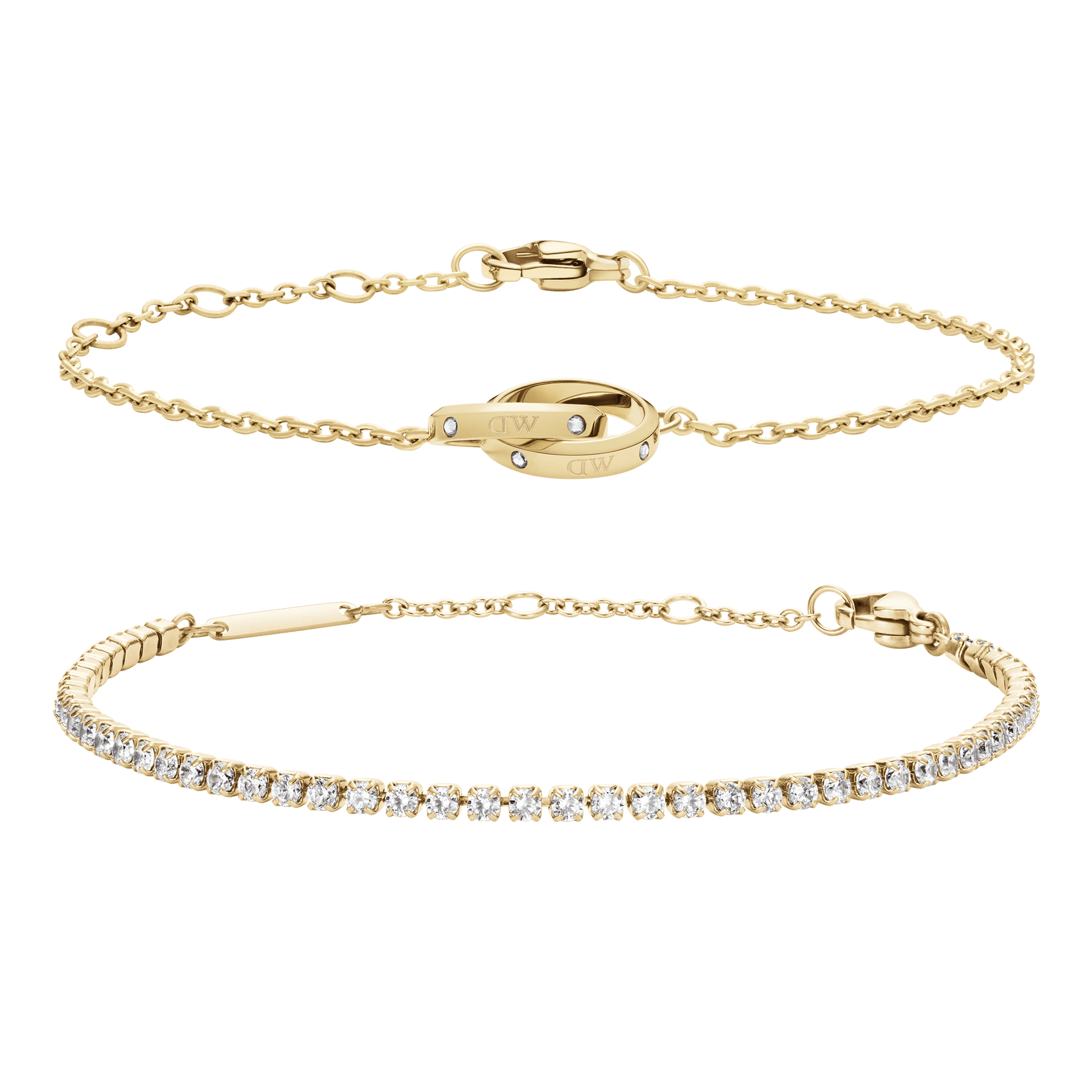 Tennis Bracelet + Lumine Unity Bracelet