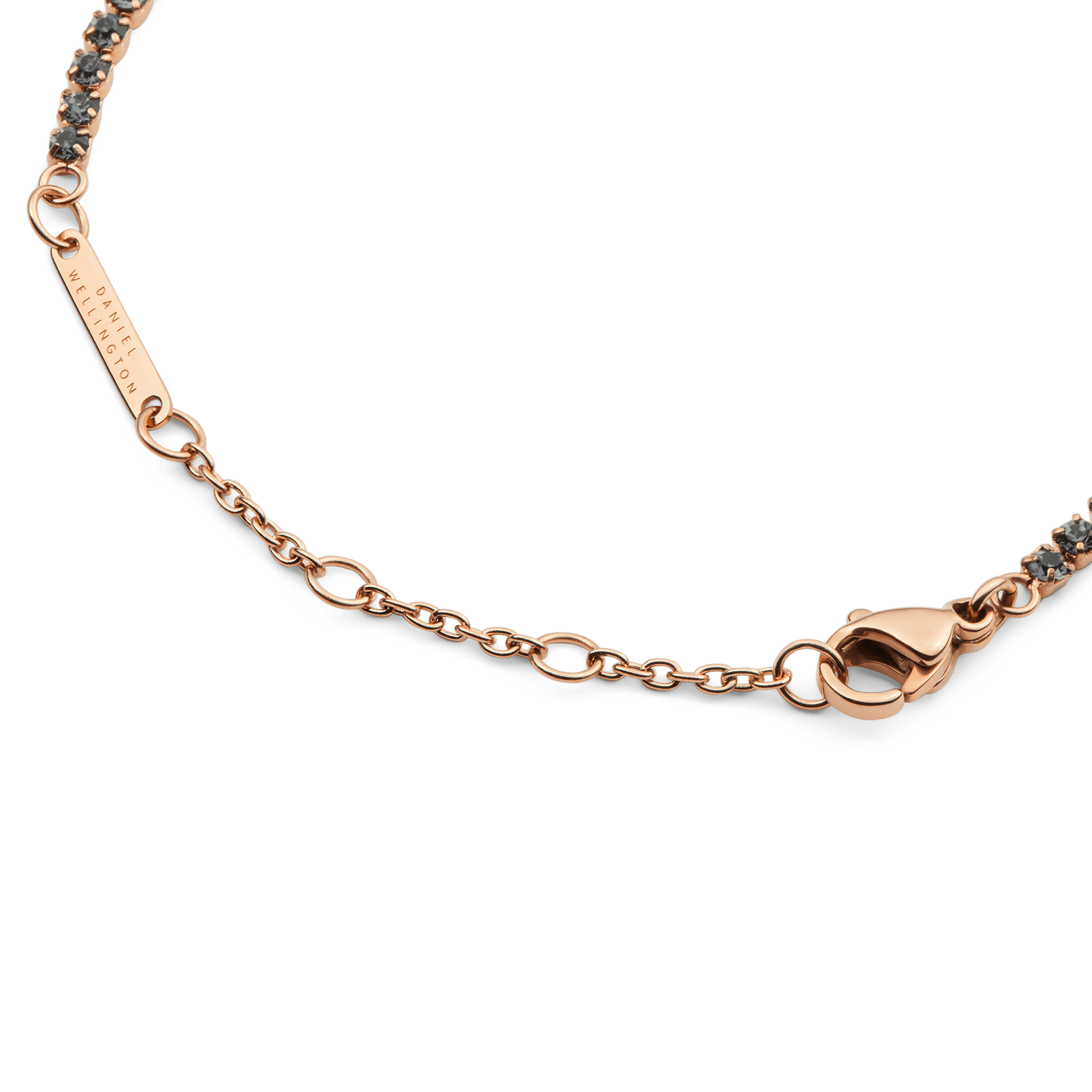 Classic Tennis Bracelet Nightfall Rose Gold