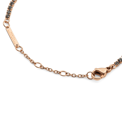 Classic Tennis Bracelet Nightfall Rose Gold