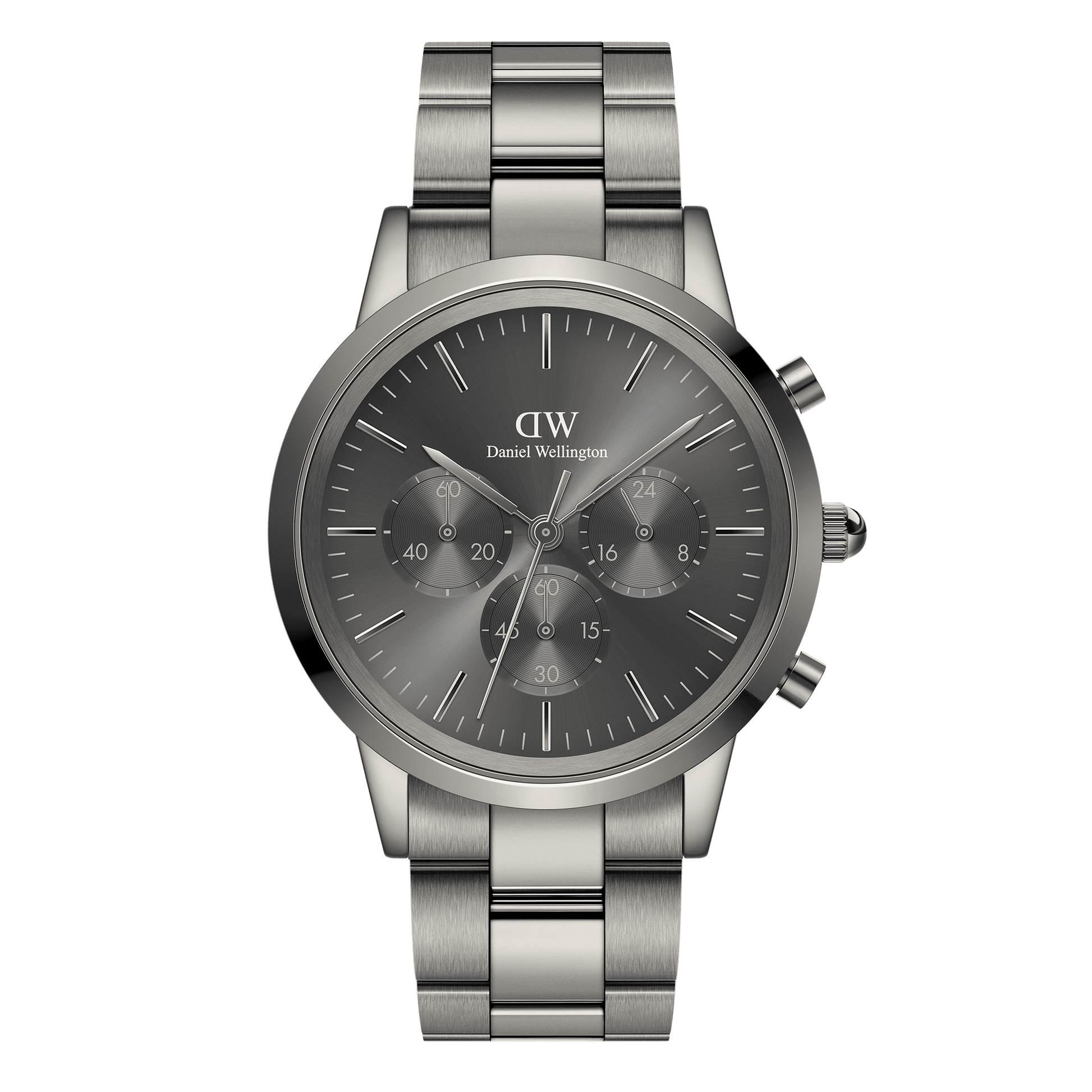 Iconic Chronograph Link Graphite