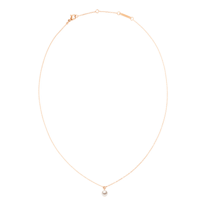 Pearl Necklace Rose Gold