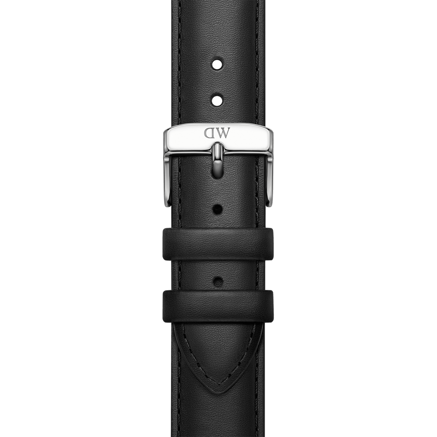 Smartwatch Strap Leather Silver