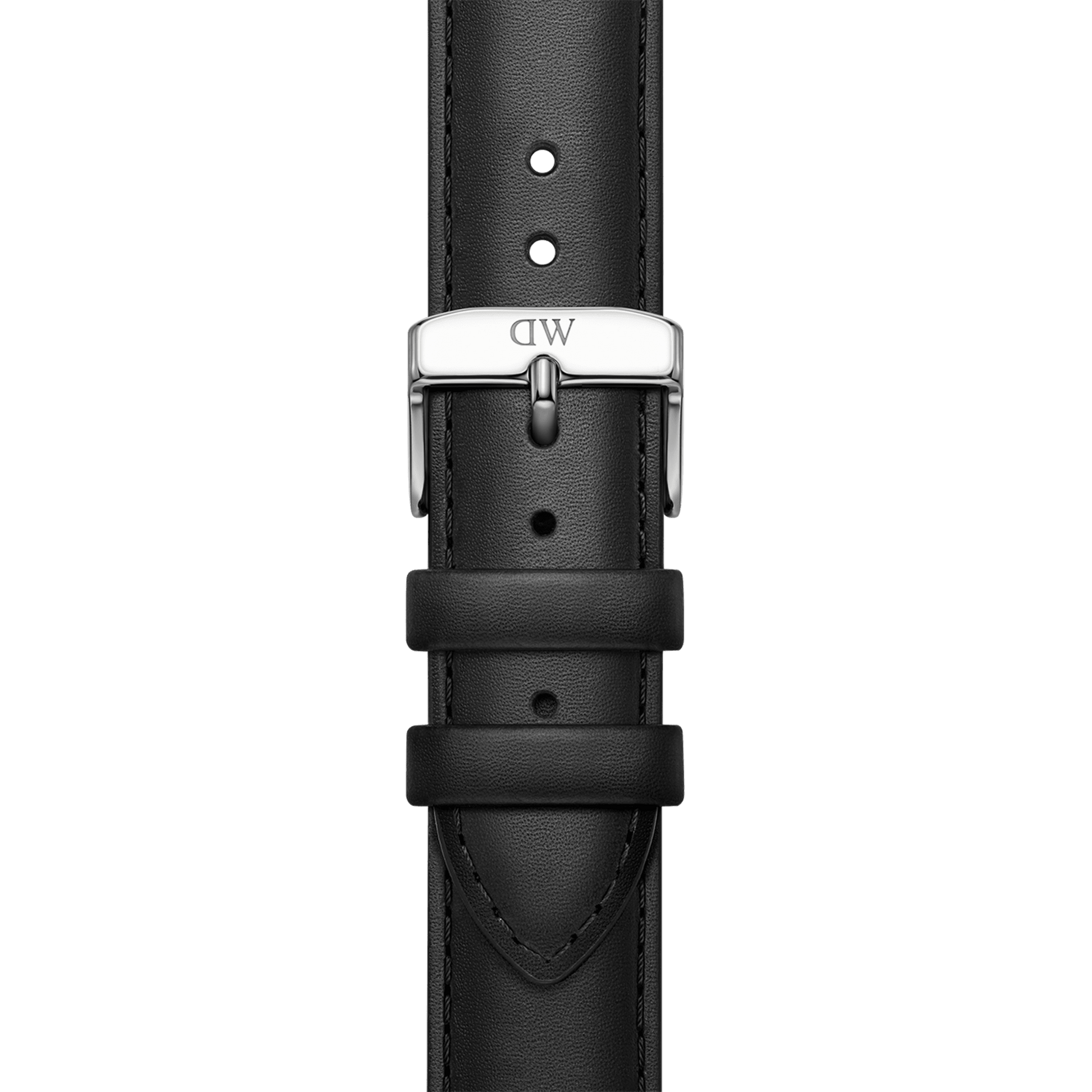 Smartwatch Strap Leather Silver