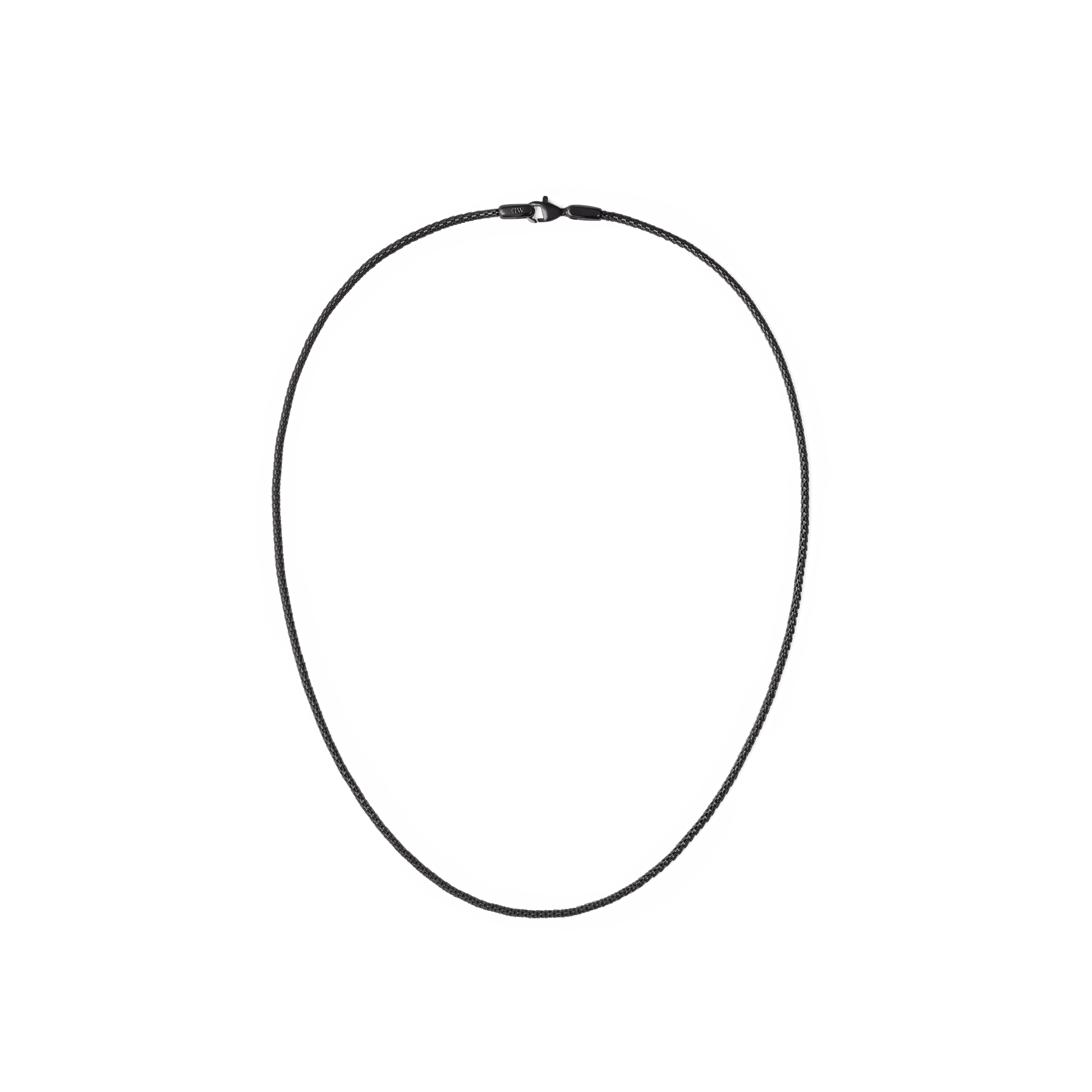 Tide Mesh Necklace Black 1.8