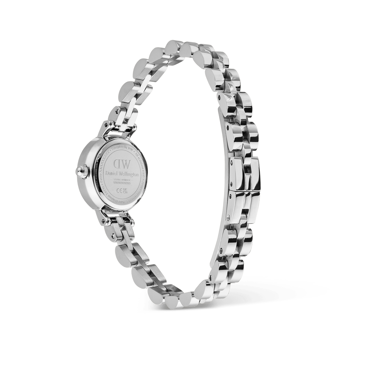Petite Mini Arch 3-link White Silver