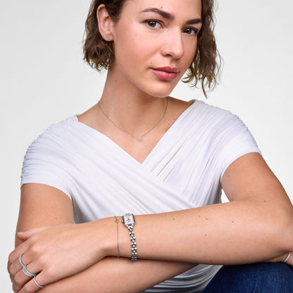 Mirelle Heart Necklace Silver