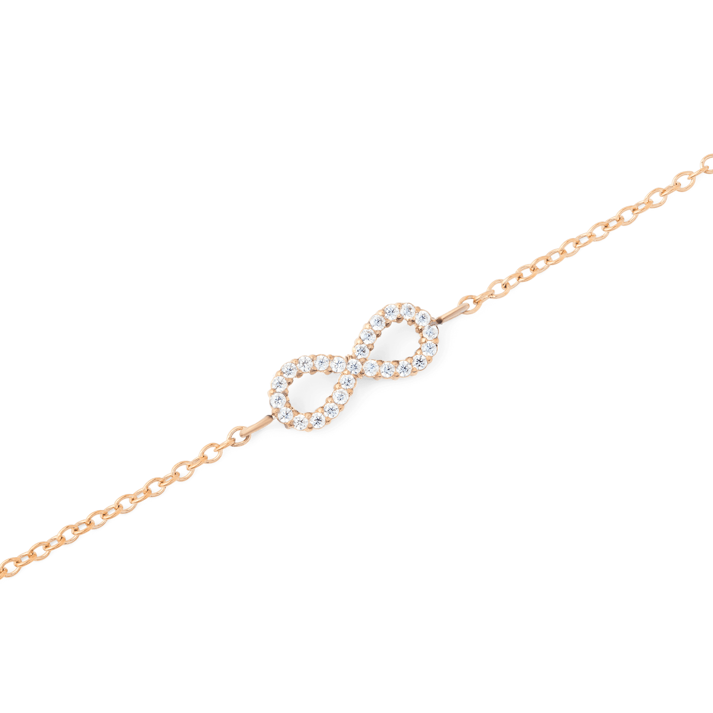 Mirelle Infinity Bracelet Rose Gold