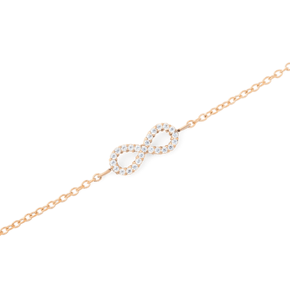 Mirelle Infinity Bracelet Rose Gold