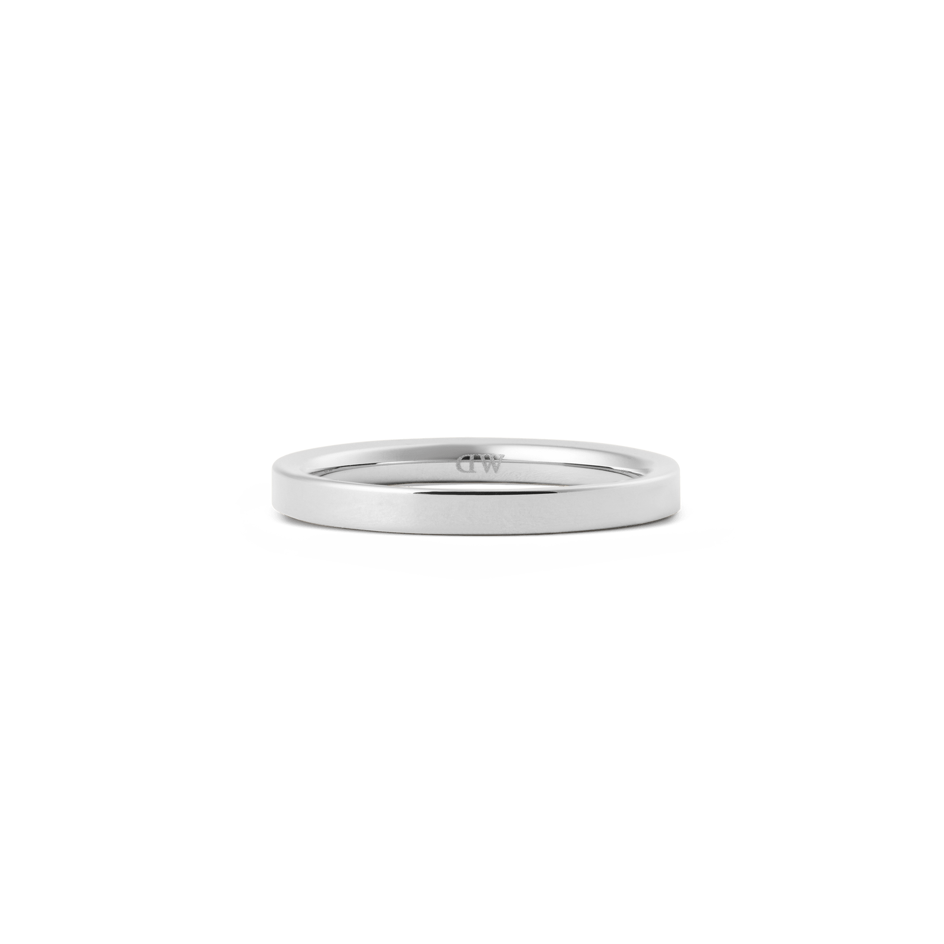 Line Ring Polished Silver 2.5mm
