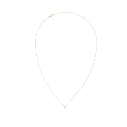 Crystal Zodiac Chain Necklace Gold