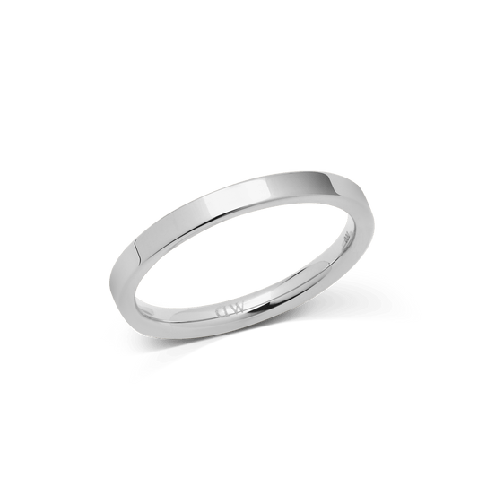 Line Ring Polished Silver 2.5mm