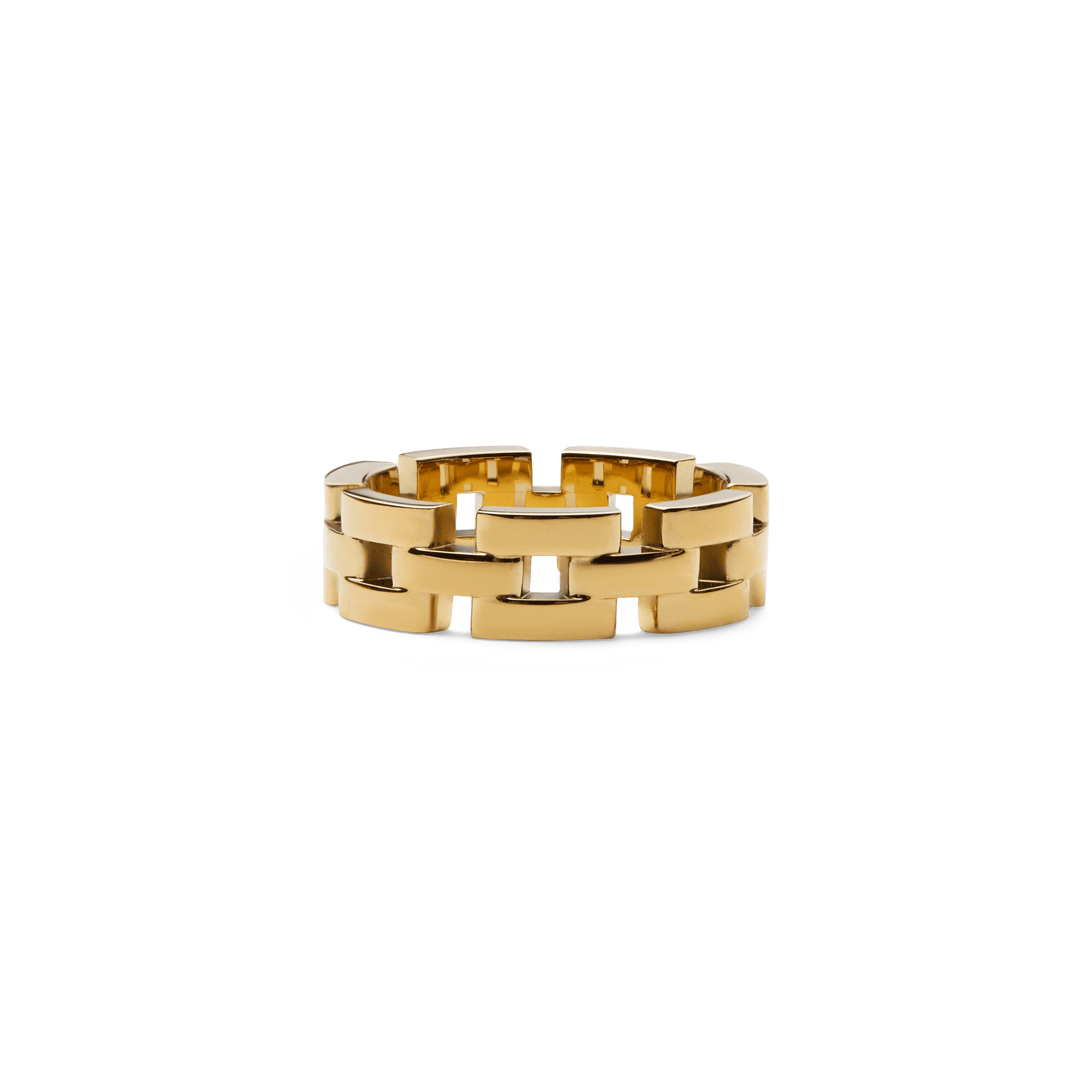 3-Link Ring Gold