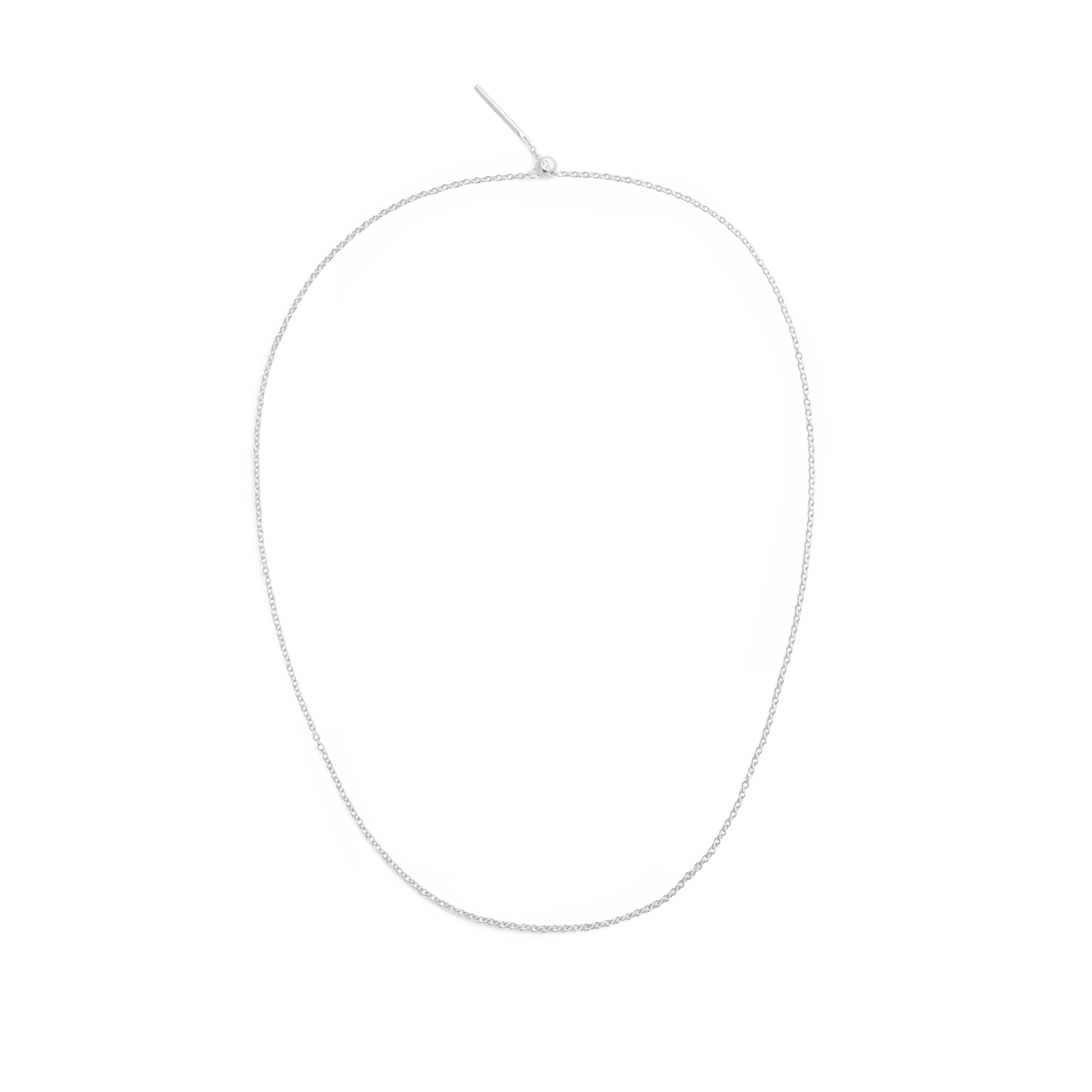 Charms Chain Necklace Sterling S925 Sterling Silver