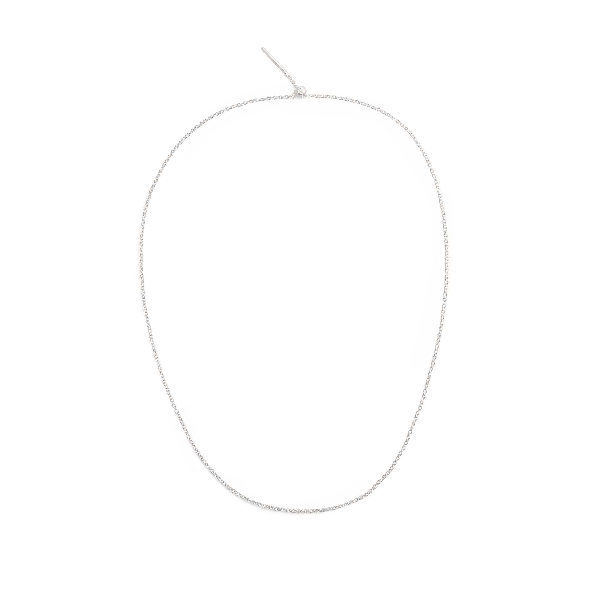 Charms Chain Necklace Sterling S925 Sterling Silver
