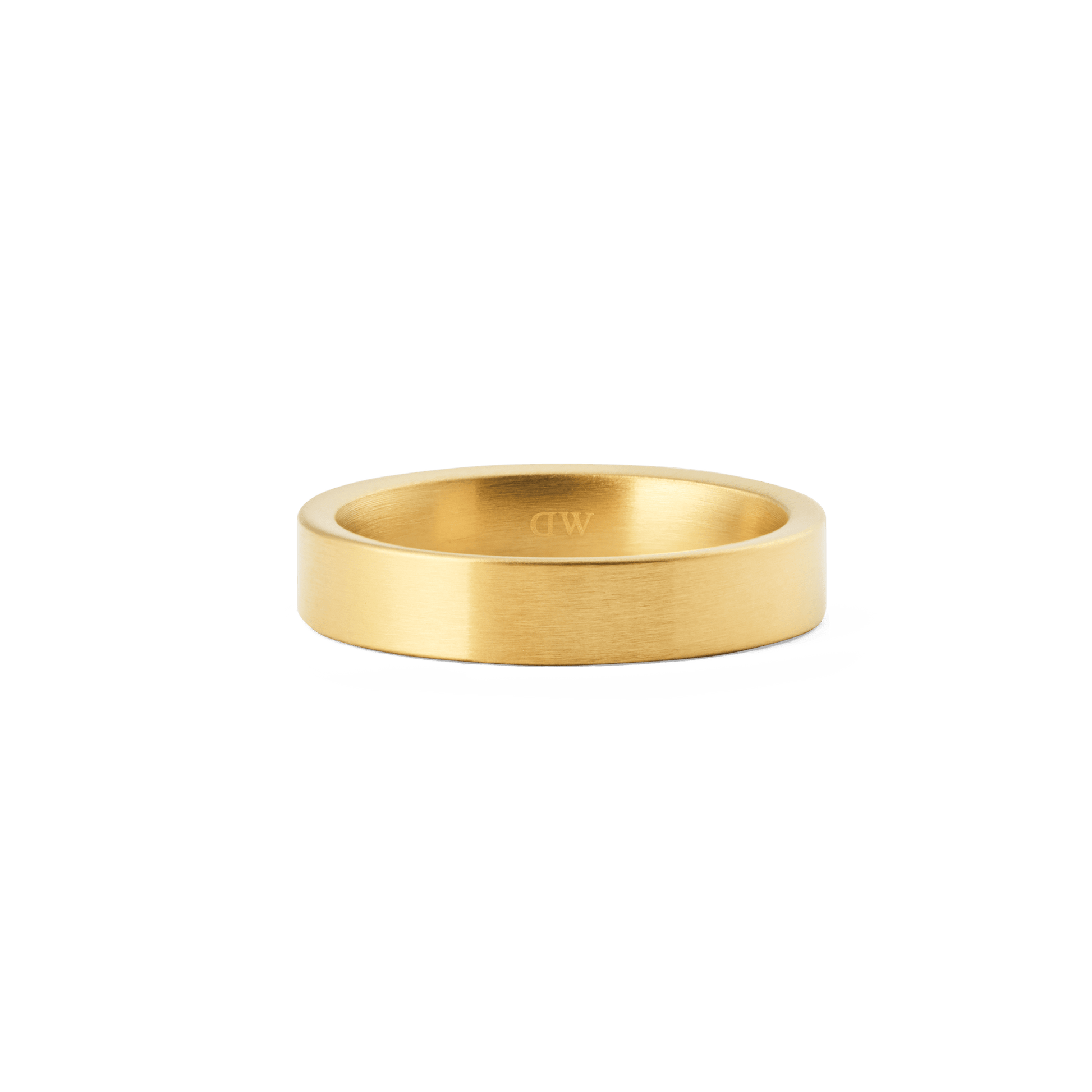 Line Ring Brushed Gold 4.5mm