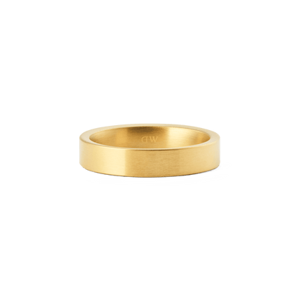 Line Ring Brushed Gold 4.5mm