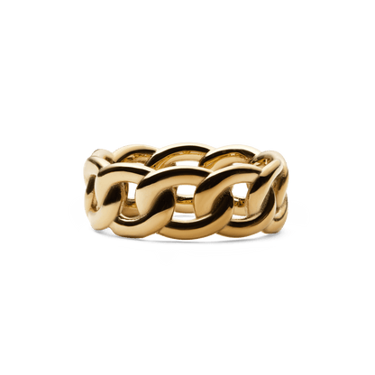 Chunky Chain Ring Gold