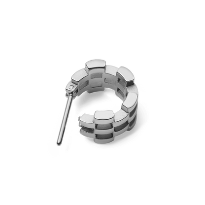 5-Link Earrings Silver