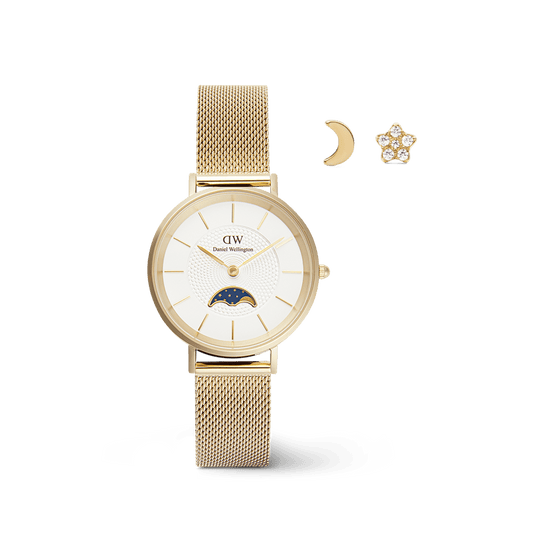 Moon and Stars Set Gold