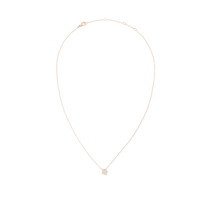 Crystal Zodiac Chain Necklace Rose Gold