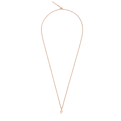 Broken Heart Charm Rose Gold