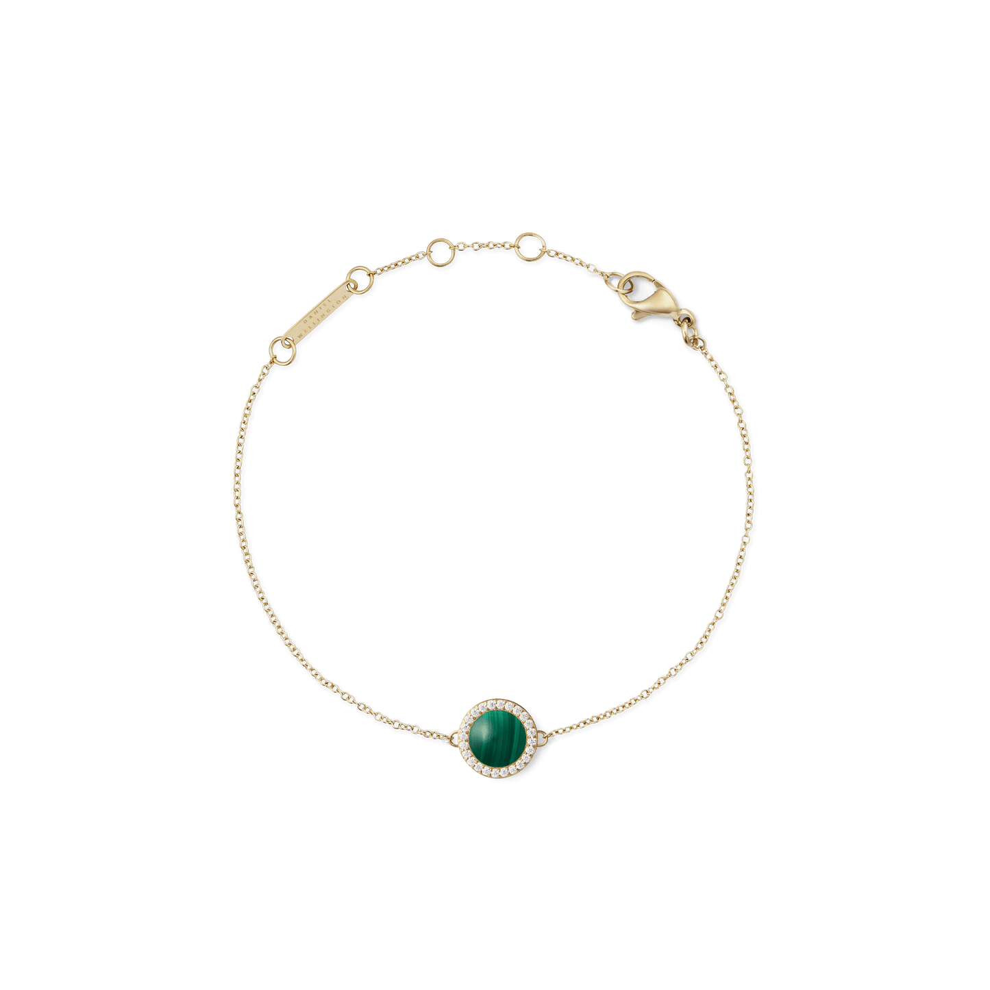 Audrey Bracelet Malachite Gold