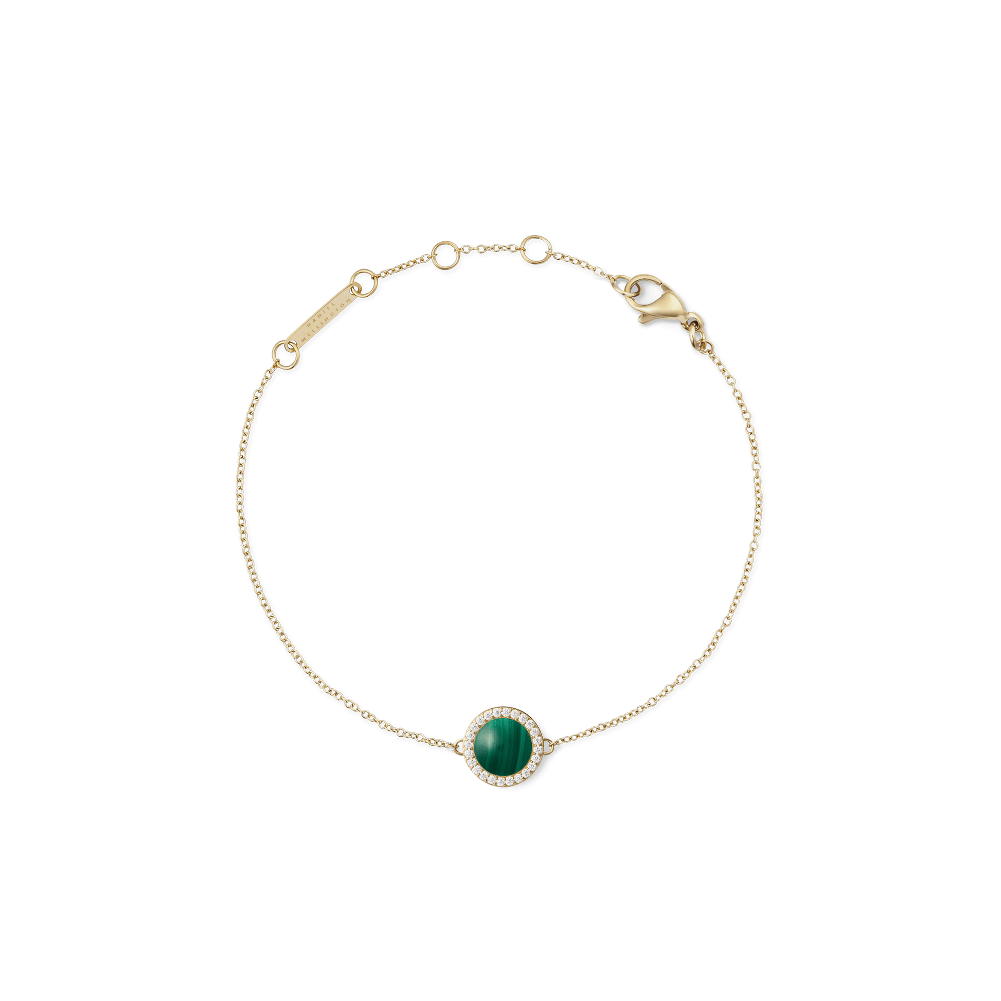 Audrey Bracelet Malachite Gold