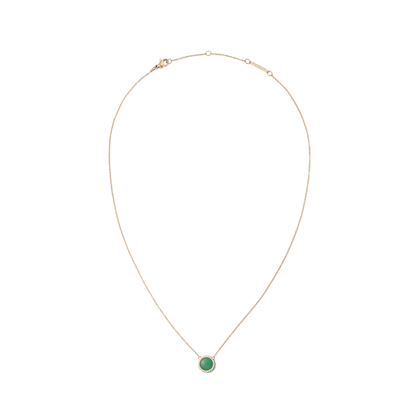 Audrey Necklace Jade Rose Gold