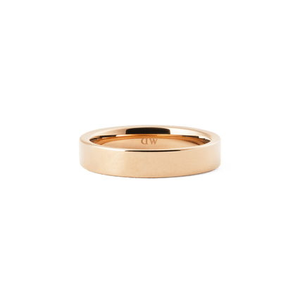 Line Ring Polished Rose Gold 4.5mm